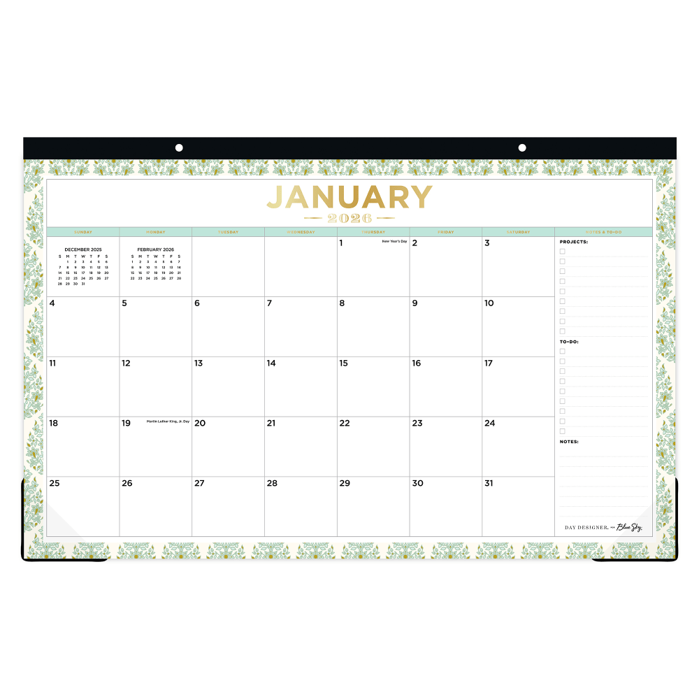 2026 Blue Sky Day Designer Monthly Desk Pad