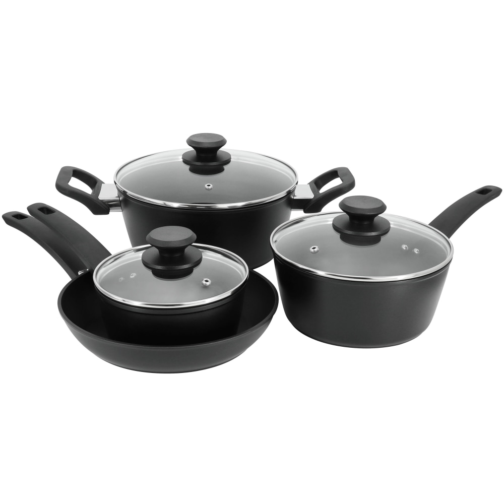 Oster Connelly 7-Piece Aluminum Textured Nonstick Cookware Set,