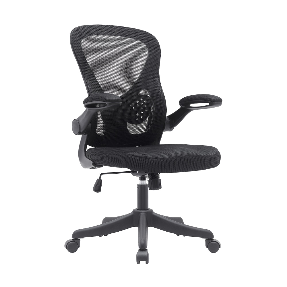 Techni Mobili Ergonomic Mesh High-Back Task Chair, Black