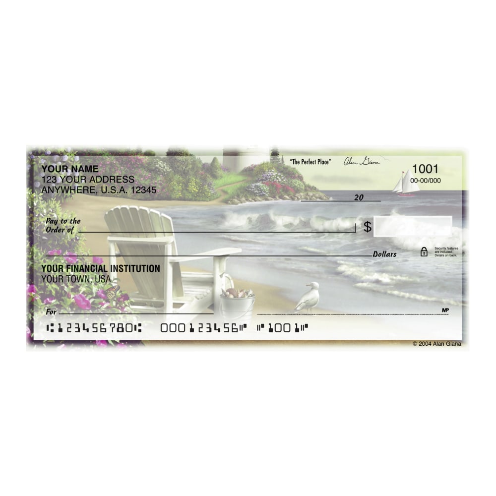 Custom Personal Wallet Checks, 6" x 2-3/4", Duplicates,
