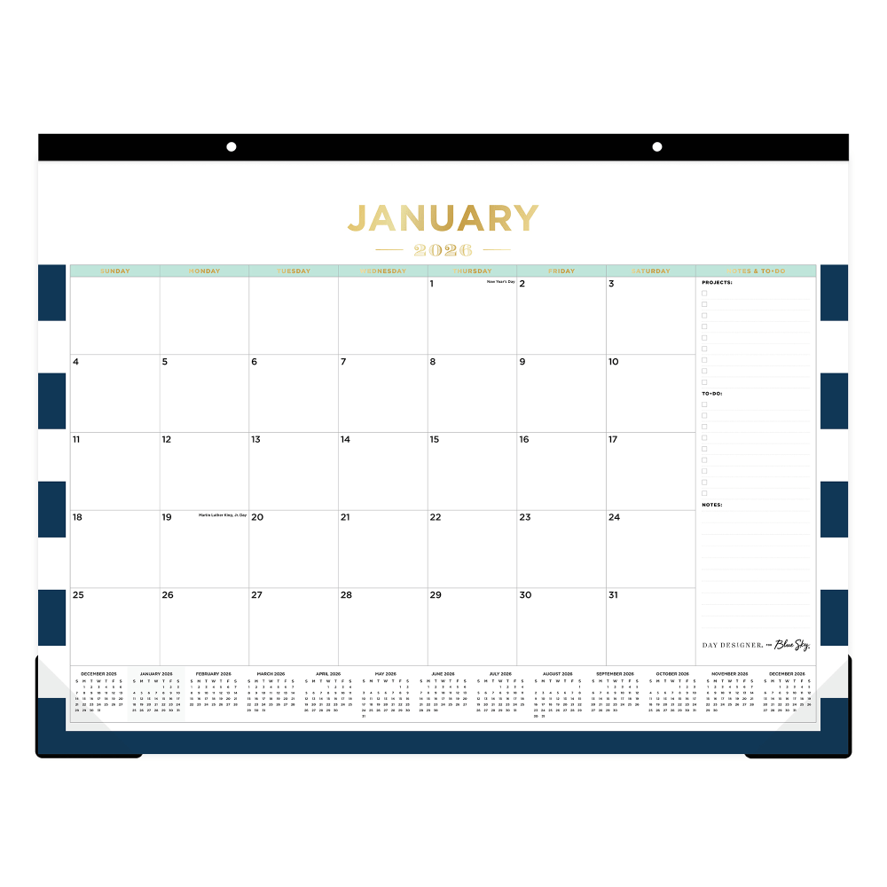 2026 Blue Sky Day Designer Monthly Desk Pad