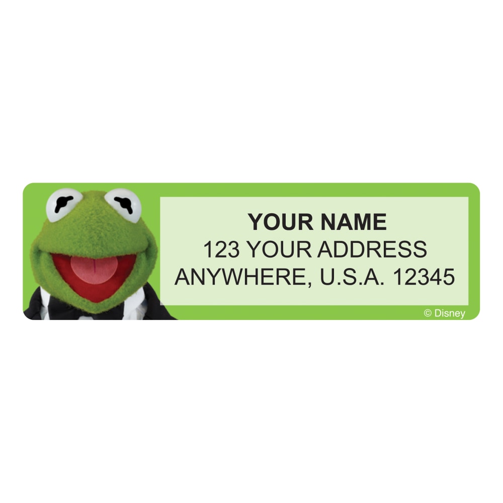 Custom Address Labels, 2-1/2" x 3/4", Muppets, Pack