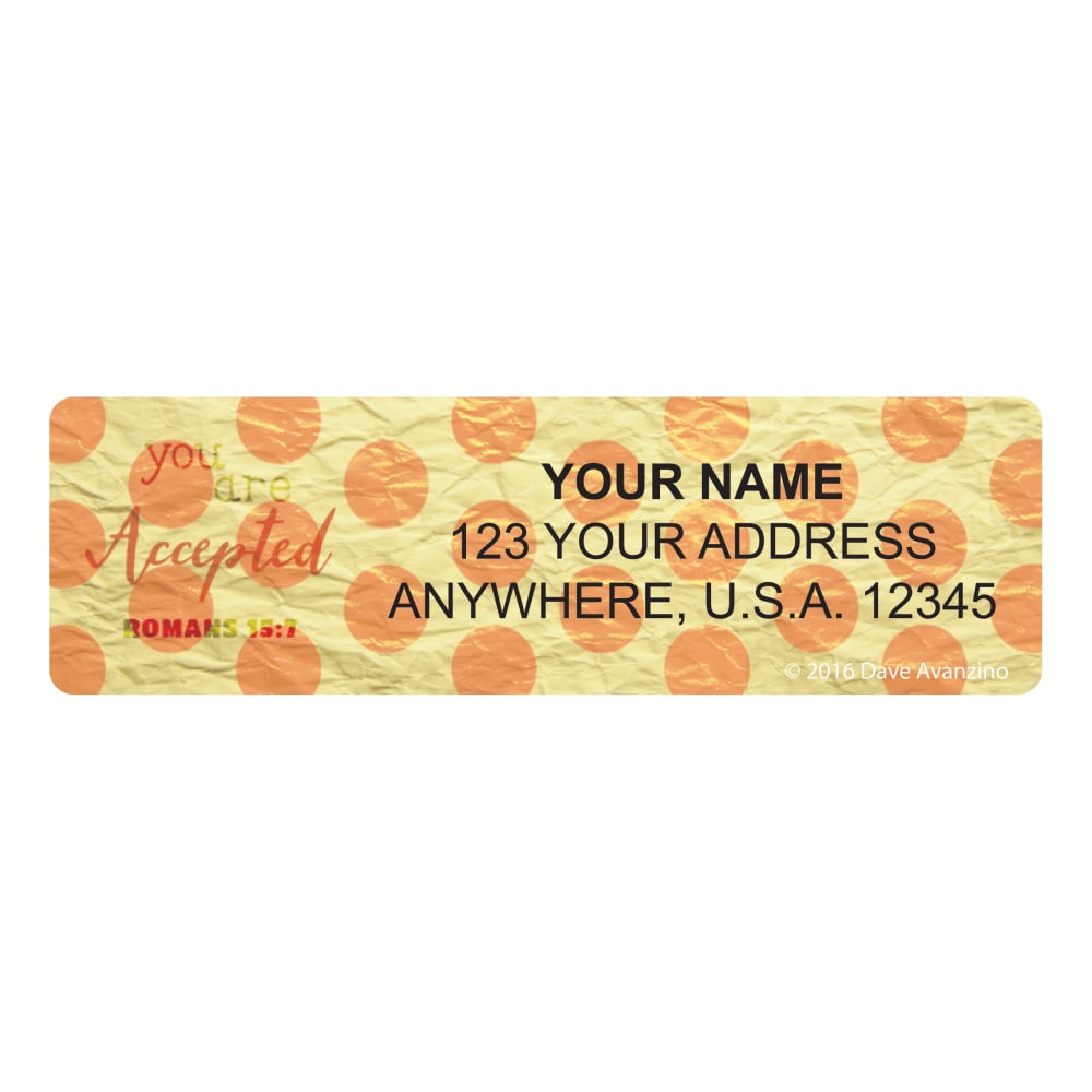 Custom Address Labels, 2-1/2" x 3/4", You Are,