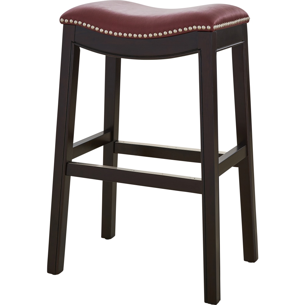 New Ridge Home Goods Julian Faux Leather Bar