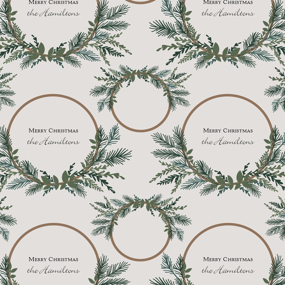 Custom Full-Color Gloss Finish Wrapping Paper, Standard Roll,
