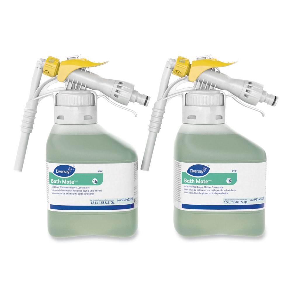 Diversey™ Bath Mate™ Non-Acid Washroom Cleaner Concentrate, Fresh