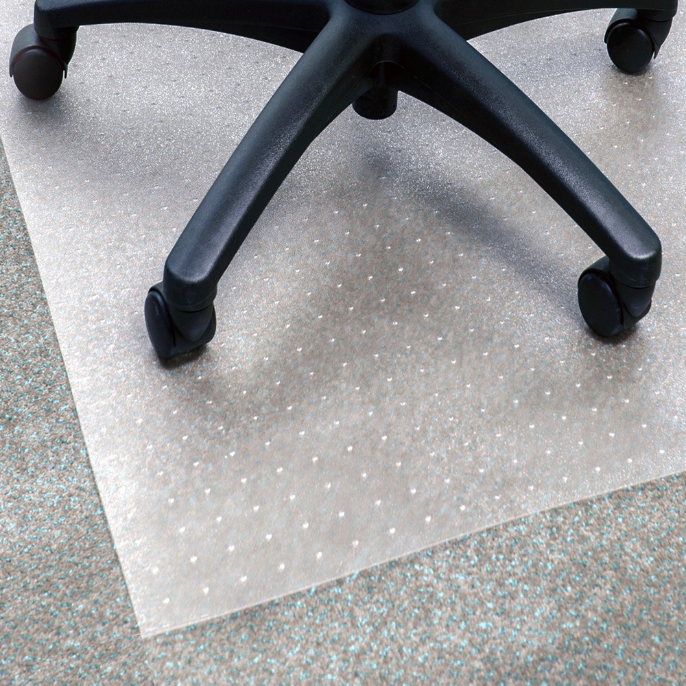 Floortex® Advantagemat® Vinyl Rectangular Chair Mat for Carpets