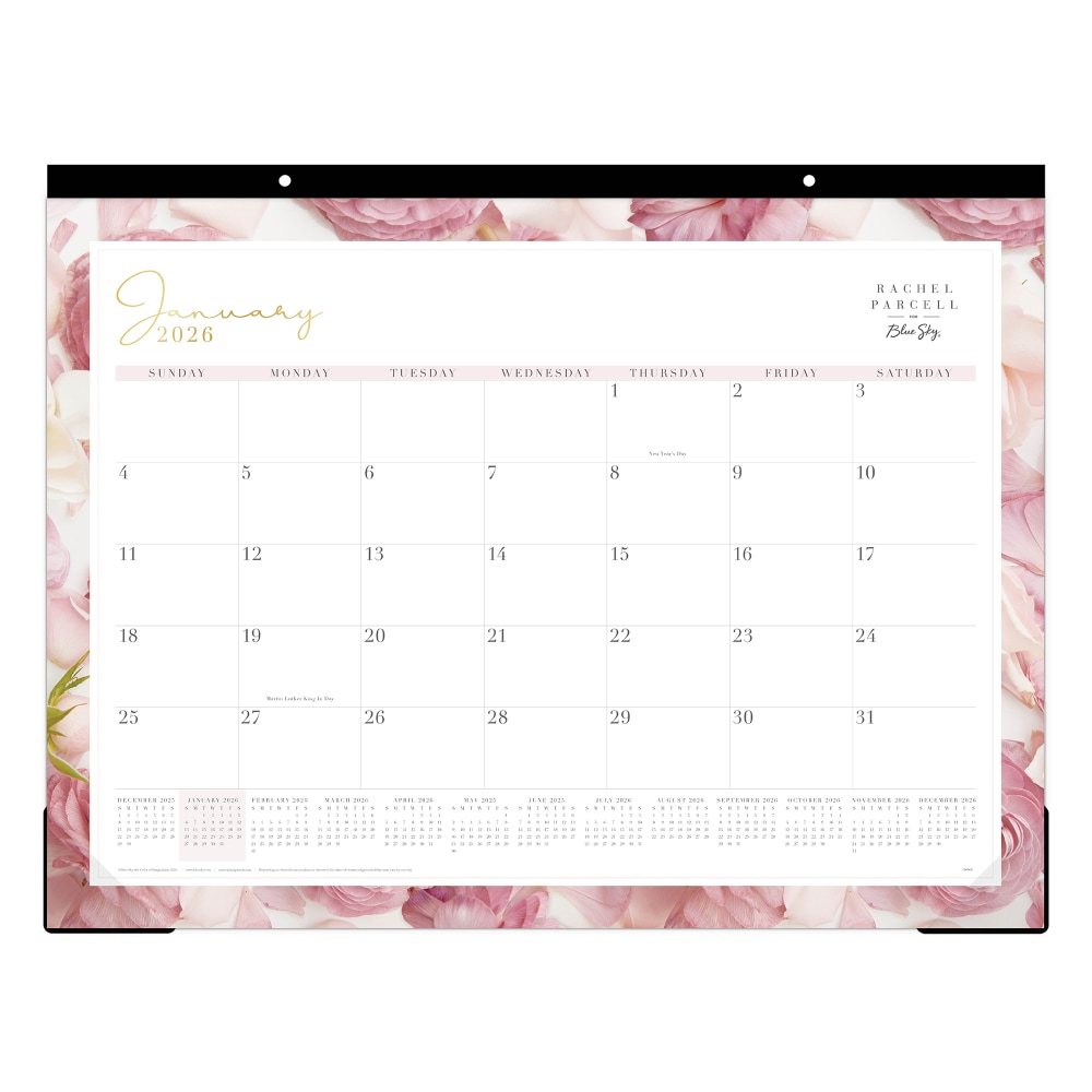 2026 Blue Sky Rachel Parcell Monthly Desk Pad