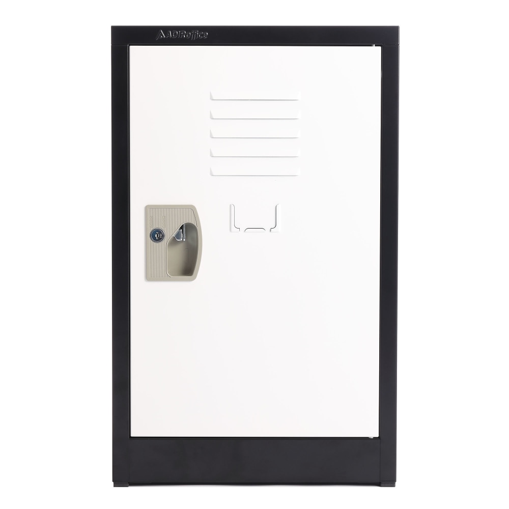Alpine AdirOffice 1-Tier Steel Locker, 24"H x 15"W