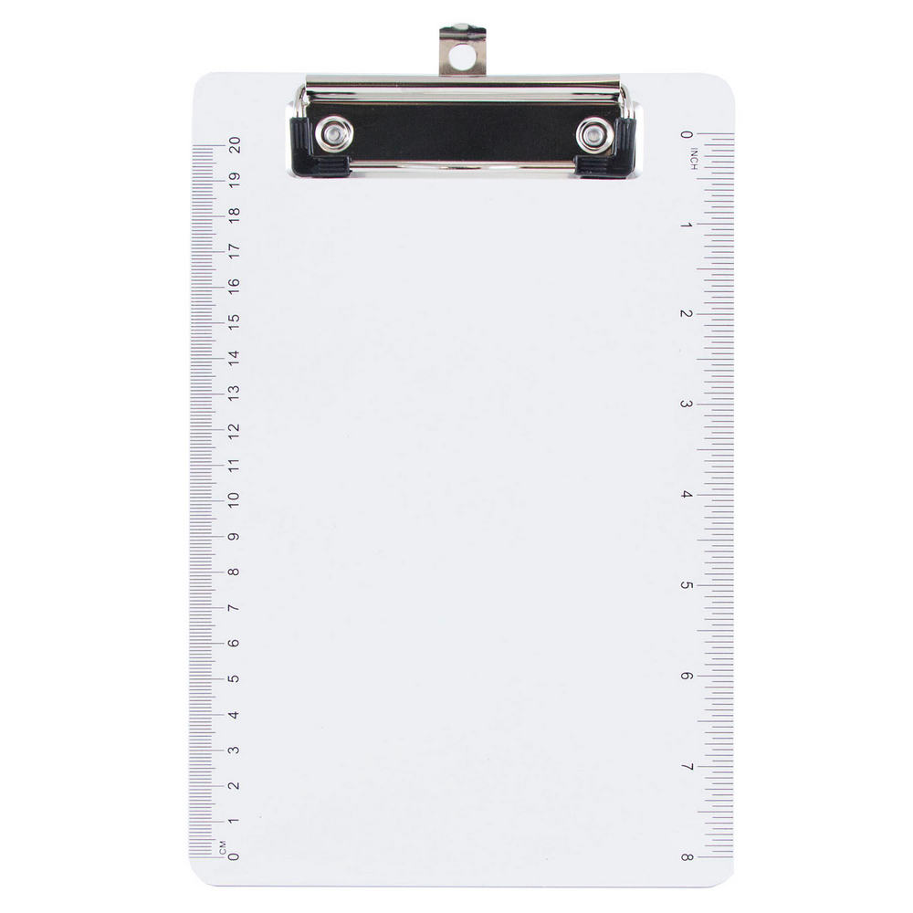 JAM Paper® Plastic Mini Clipboard, 6" x 9",