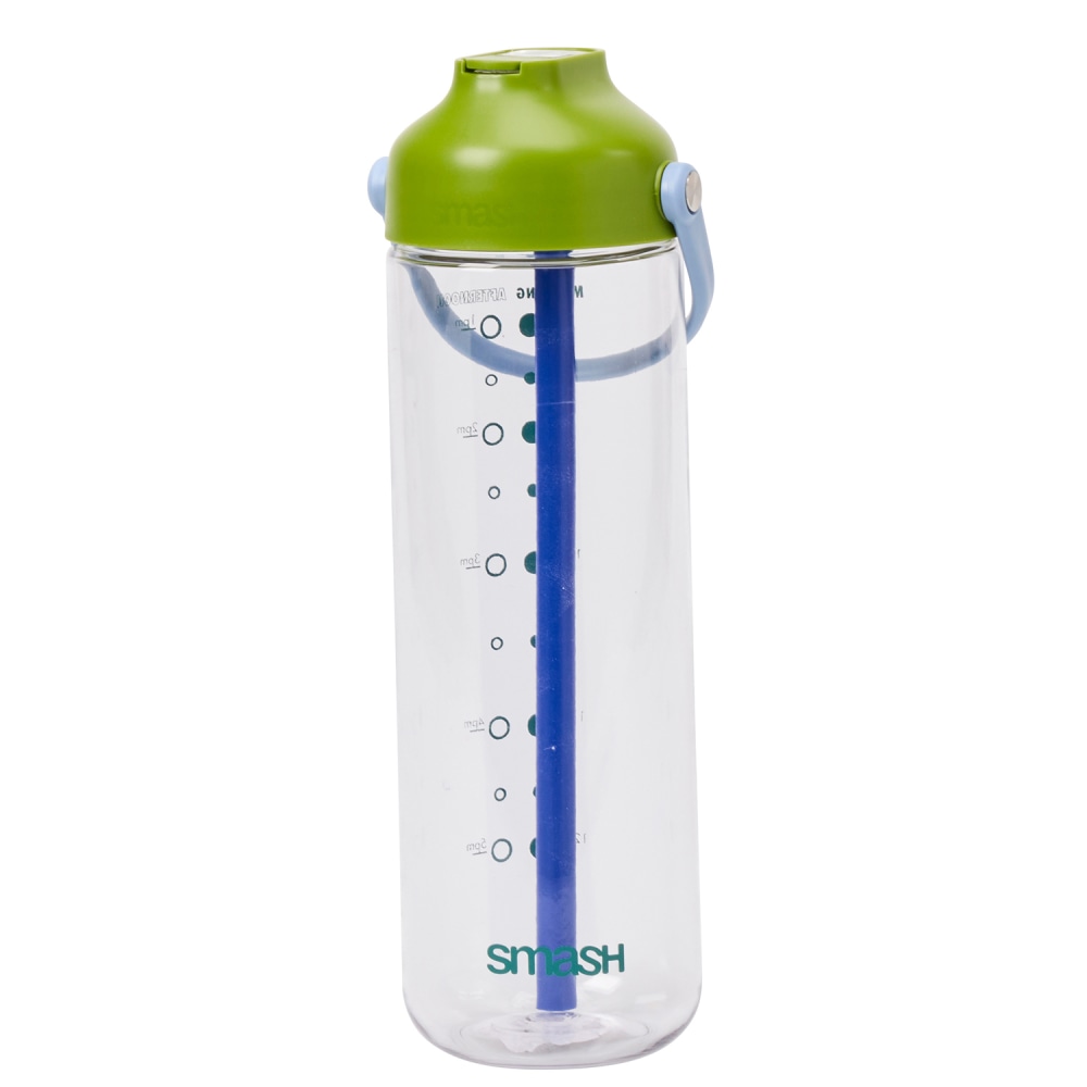 Smash Icon Sipper Drink Bottle, 27 Oz, Blue
