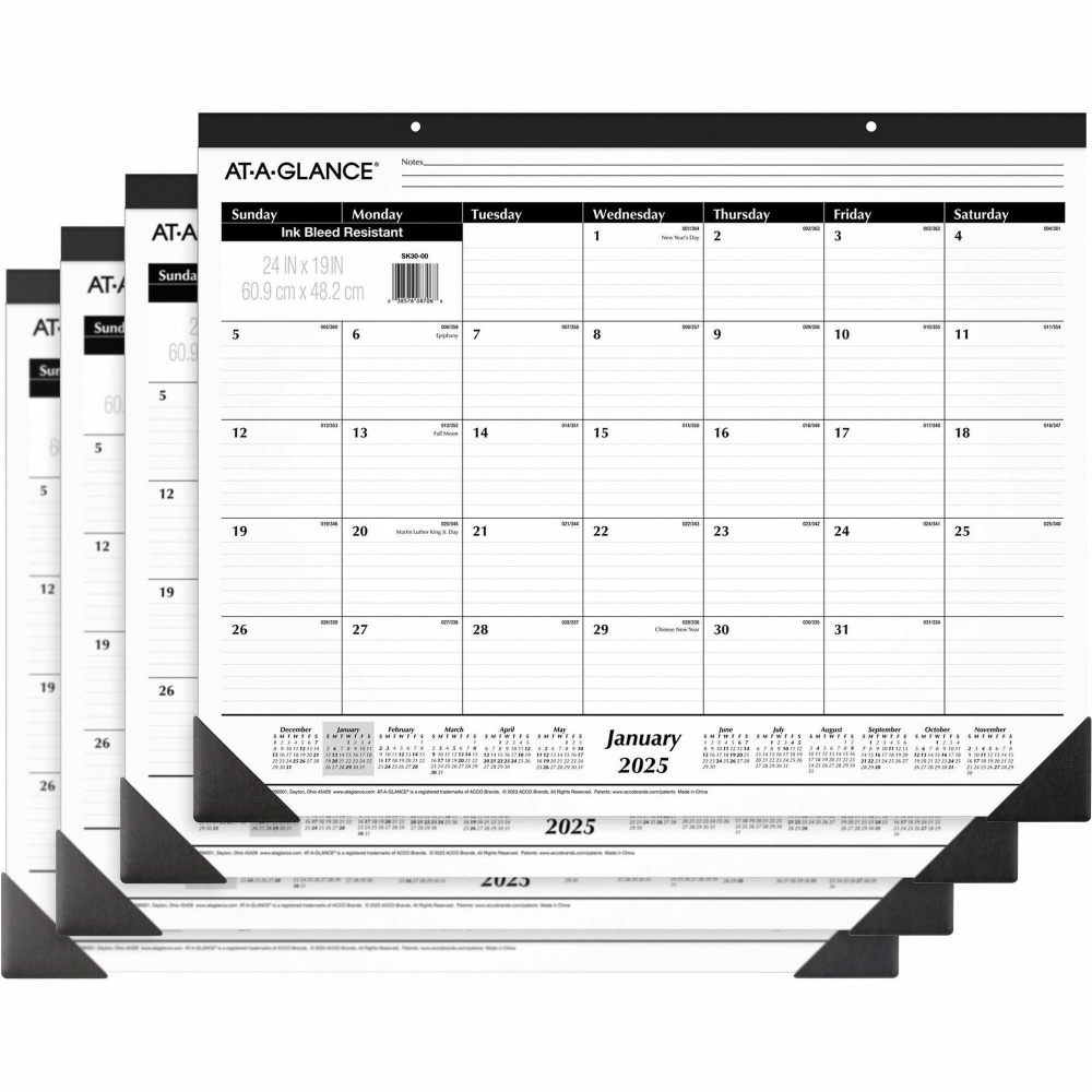 At-A-Glance Classic Monthly Desk Pad - Monthly -