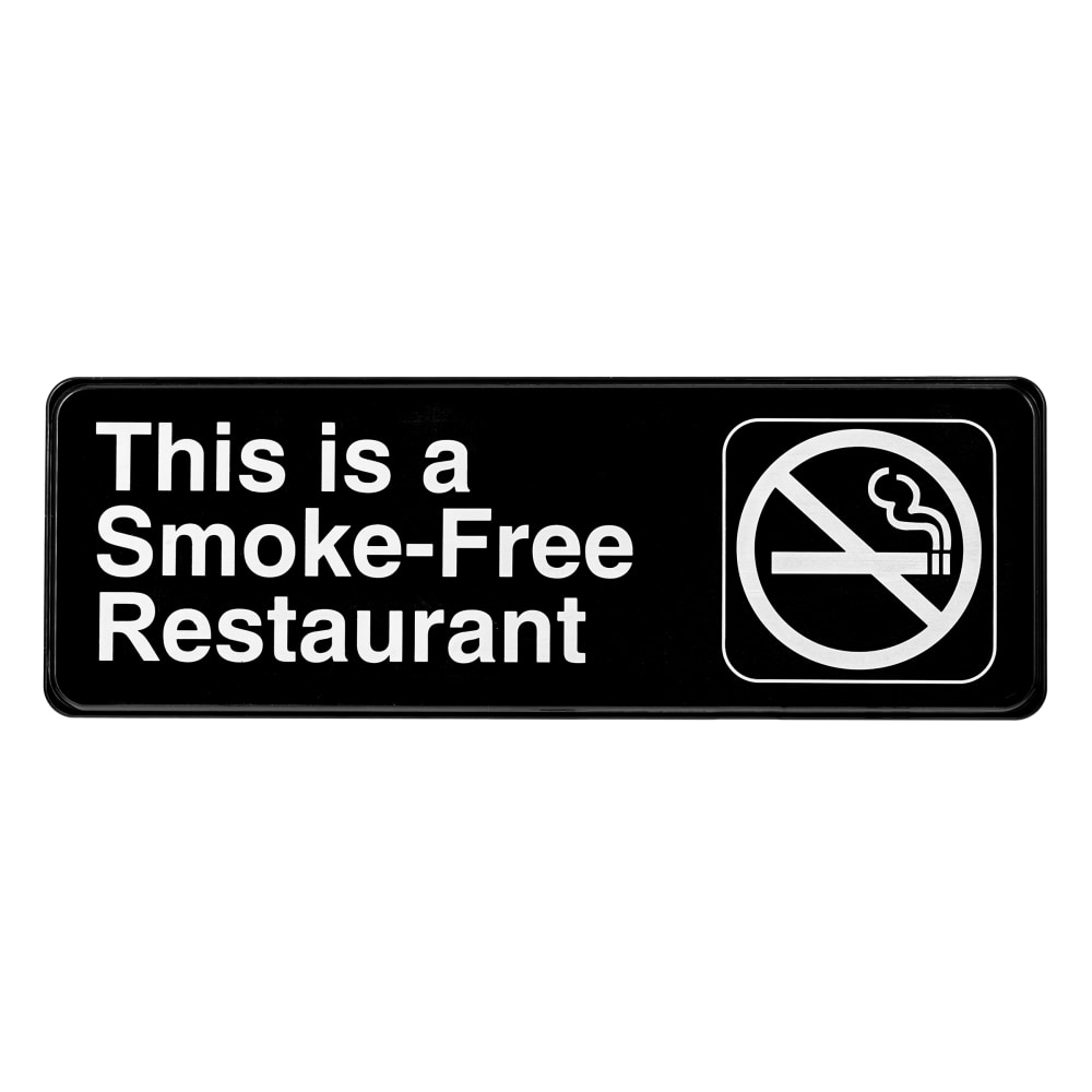 Alpine This Is A Smoke-Free Restaurant Signs, 3"