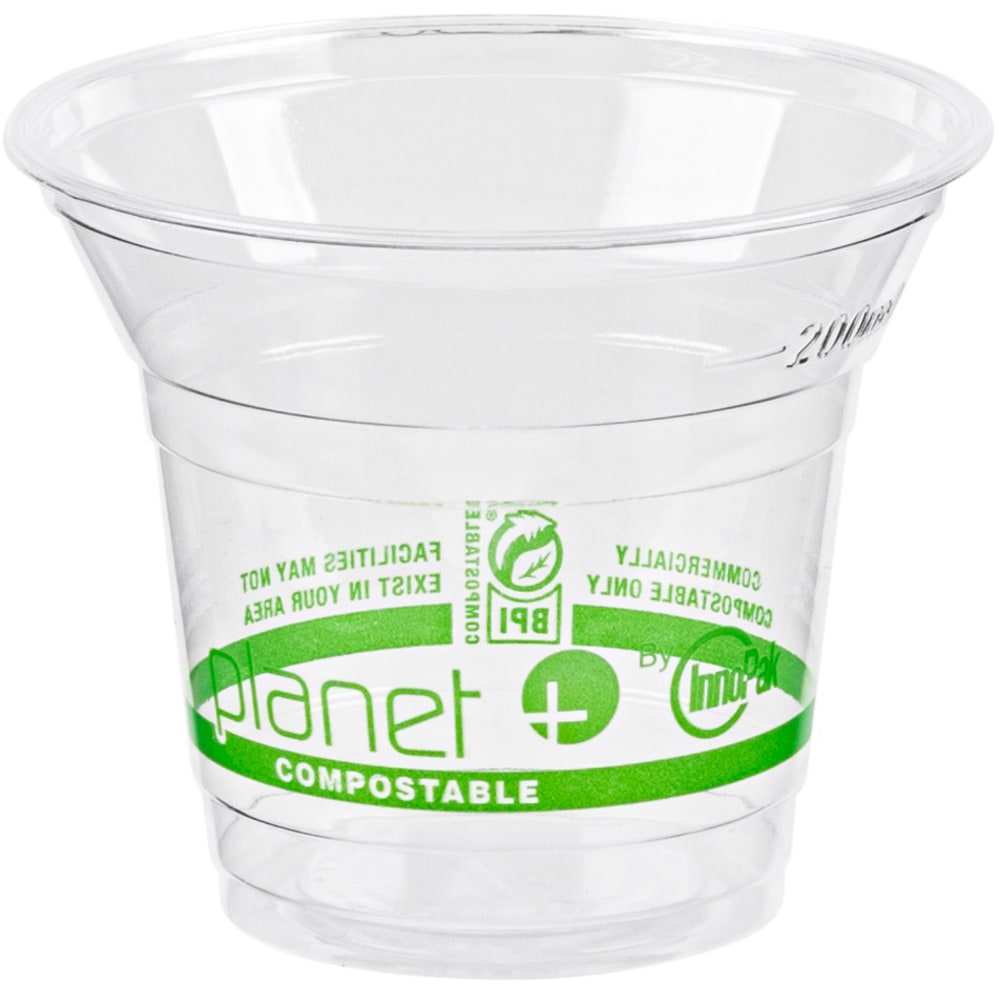 StalkMarket Planet+ Compostable Cold Cups, 9 Oz, Clear,