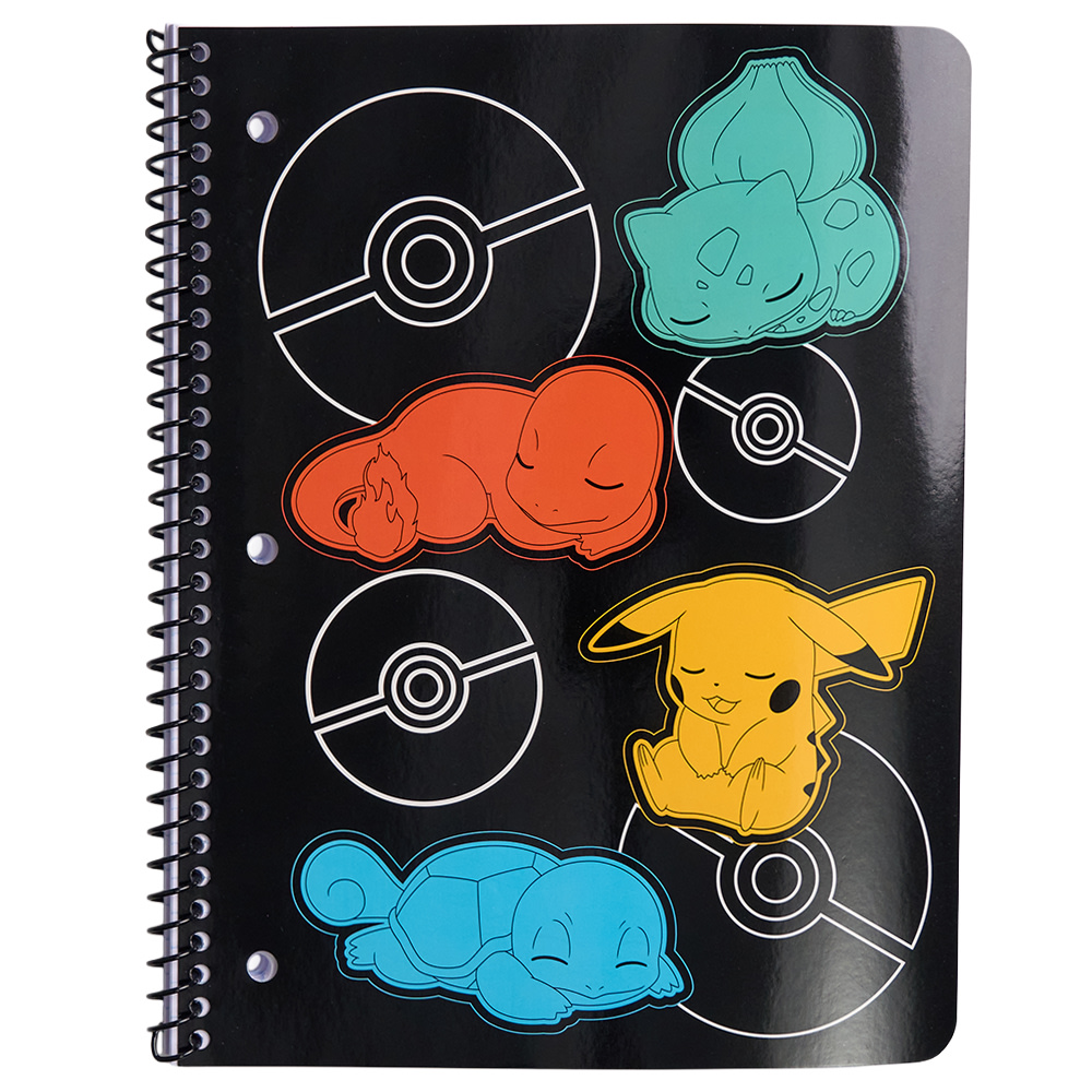 Pokemon Licensed Single Subject Wide Ruled Notebook, 8.5"