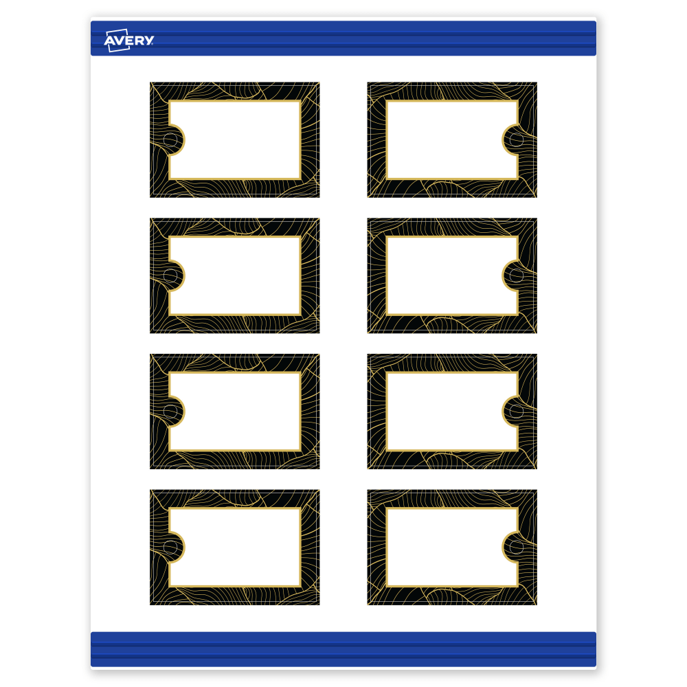 Avery® Printable Tags With Sure Feed® Technology, 2"
