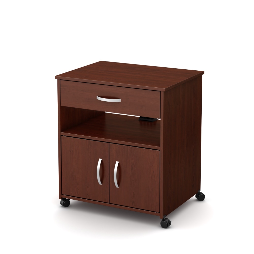 South Shore Axess Printer Cart On Wheels, Royal