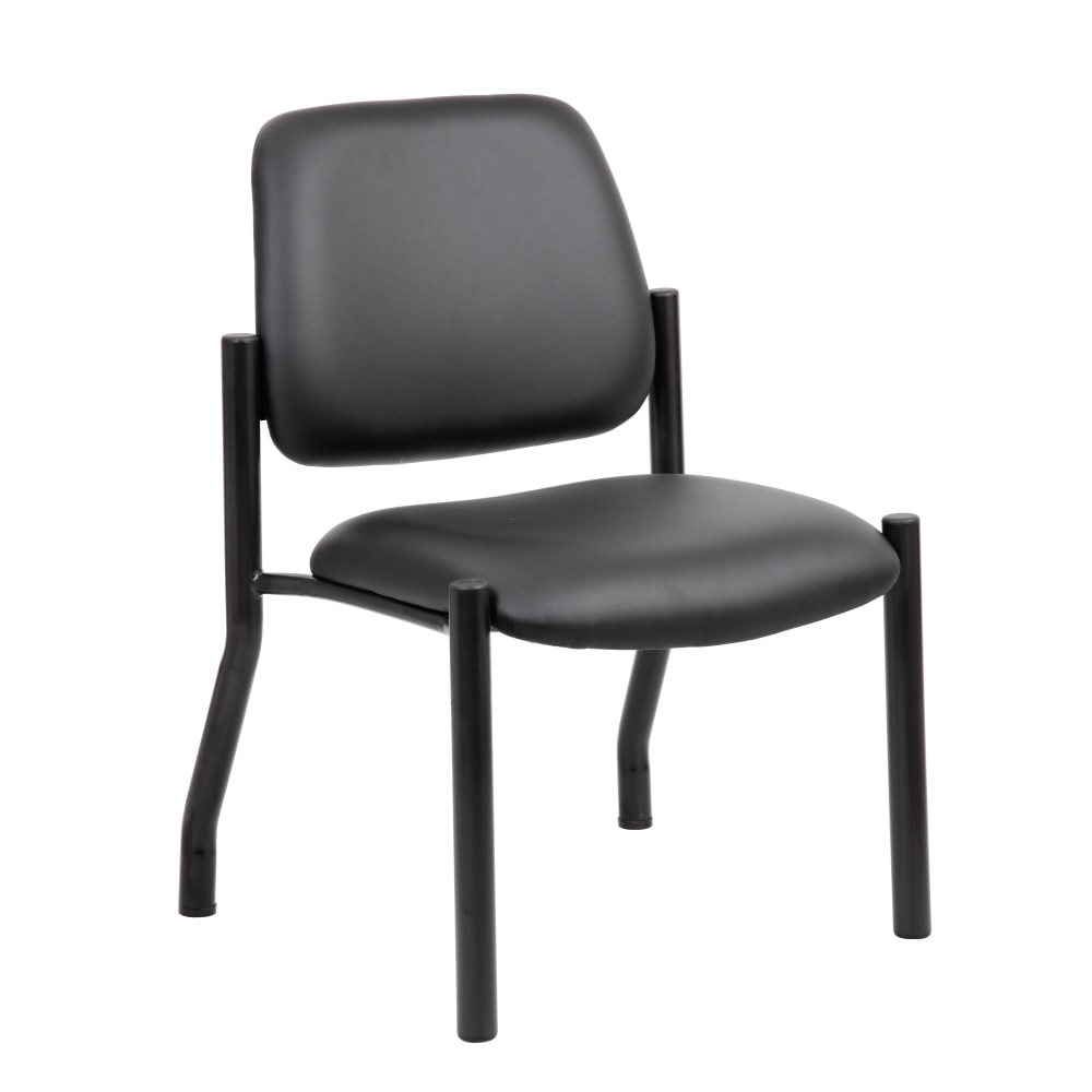 Boss Mid Back Armless Guest Chair, 300 lb.