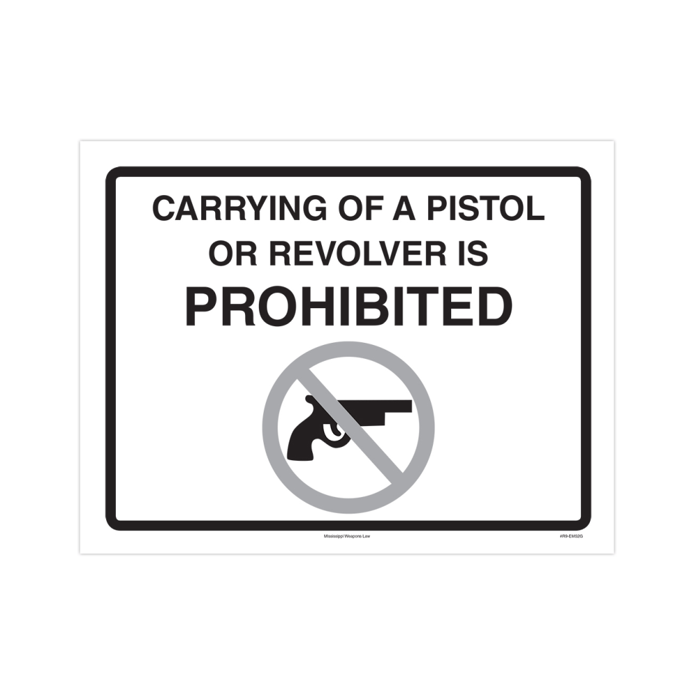 ComplyRight™ State Specialty Poster, Weapons Law, English,