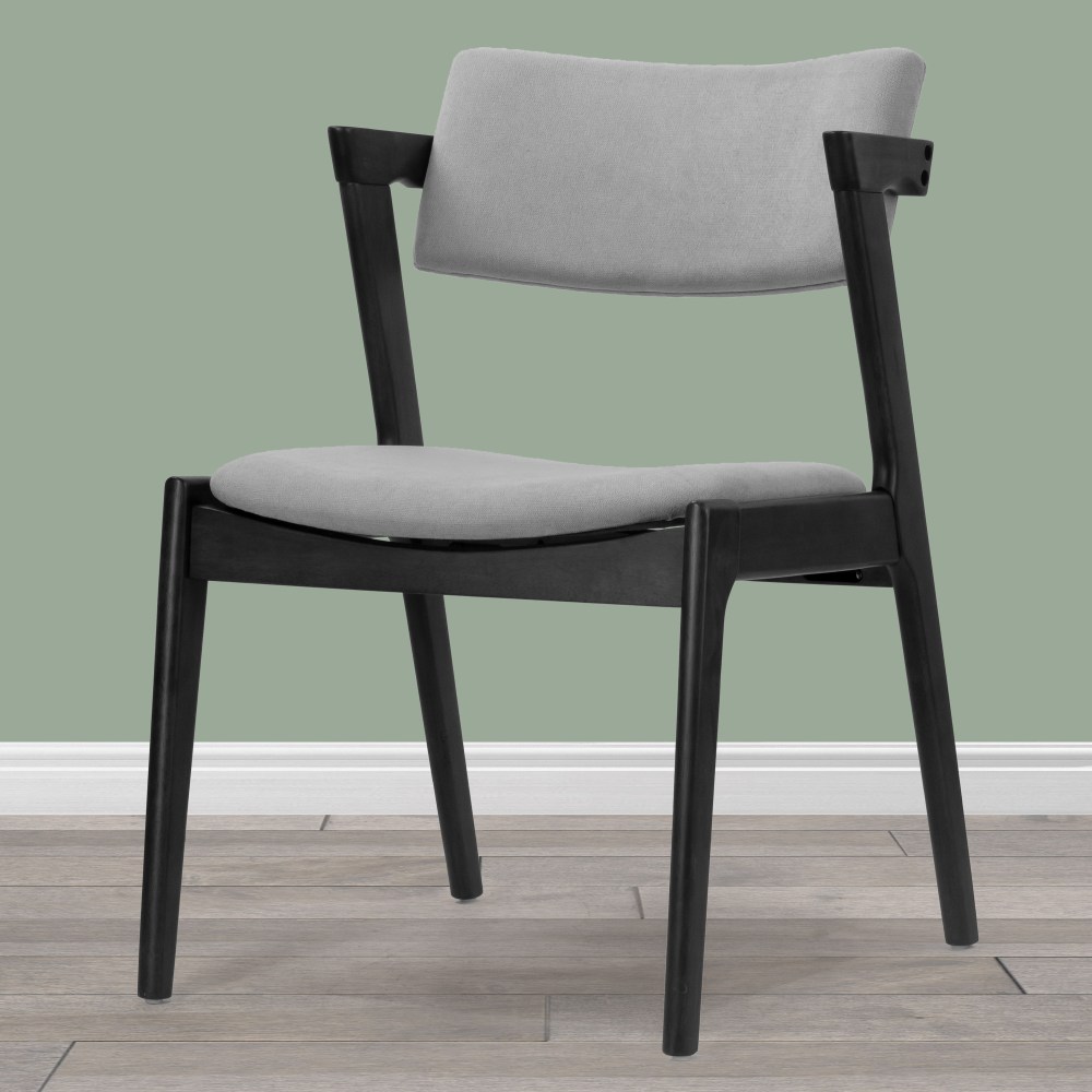 Glamour Home Auden Upholstered Fabric Dining Accent Chairs,