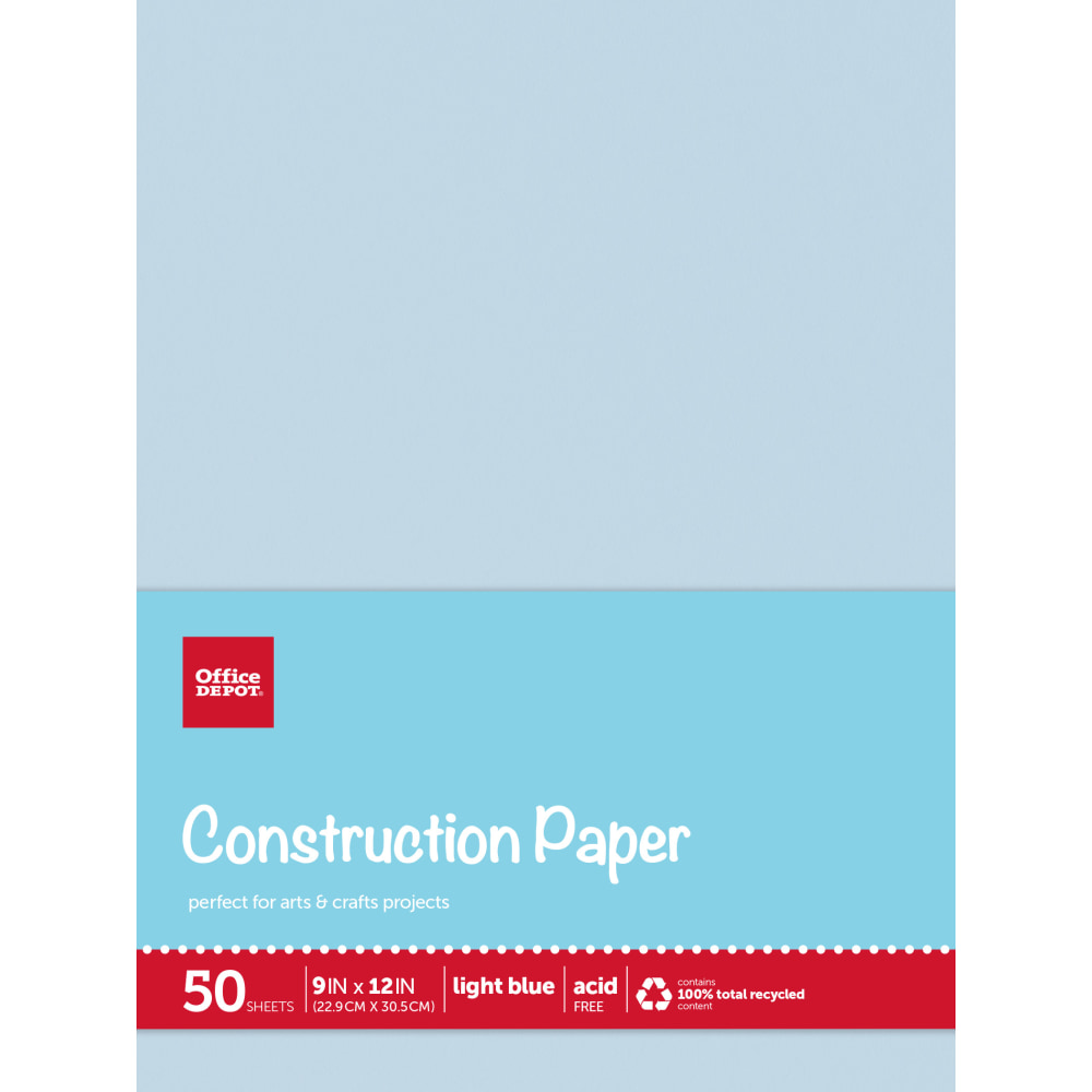 Office Depot® Brand Construction Paper, 9" x 12",