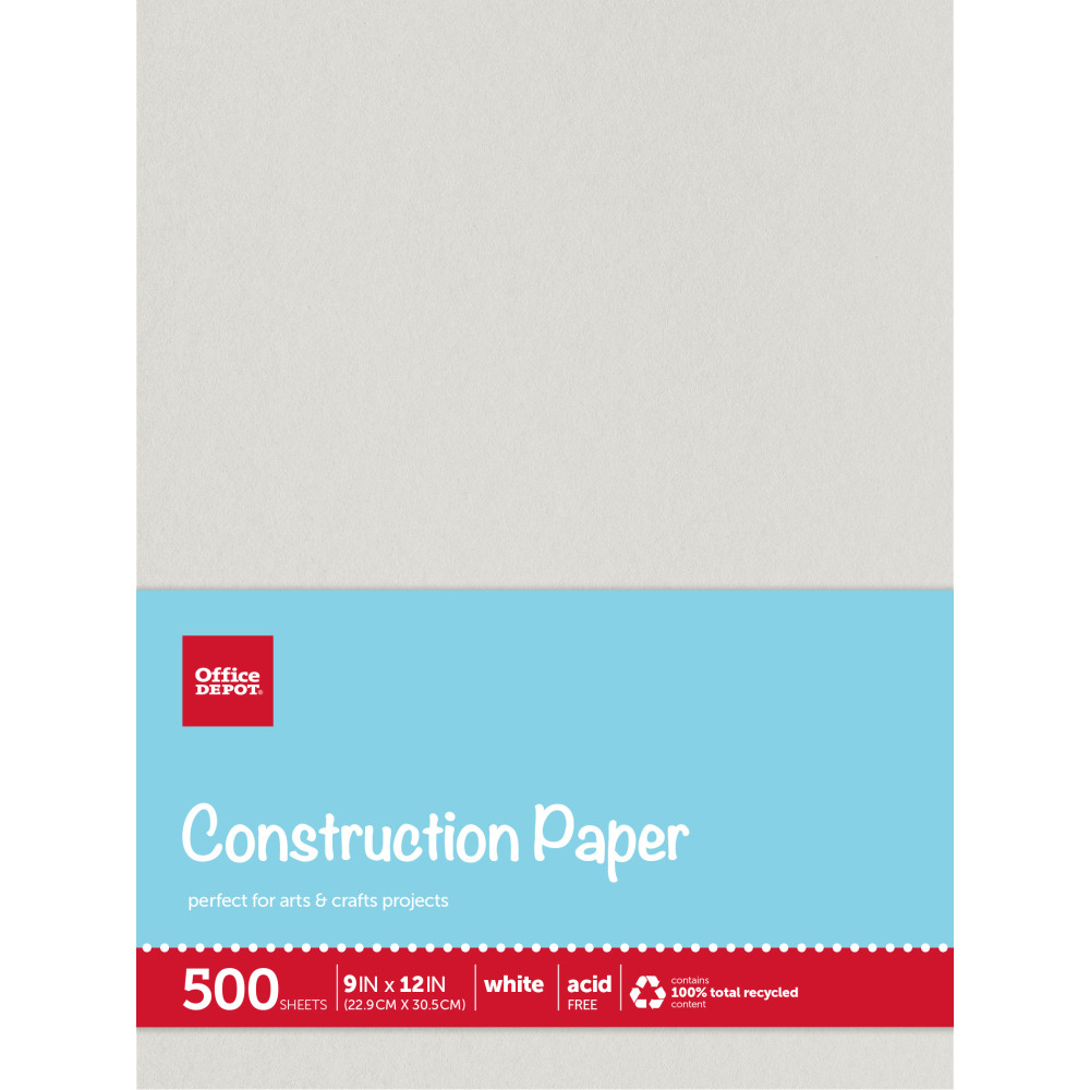 Office Depot® Brand Construction Paper, 9" x 12",