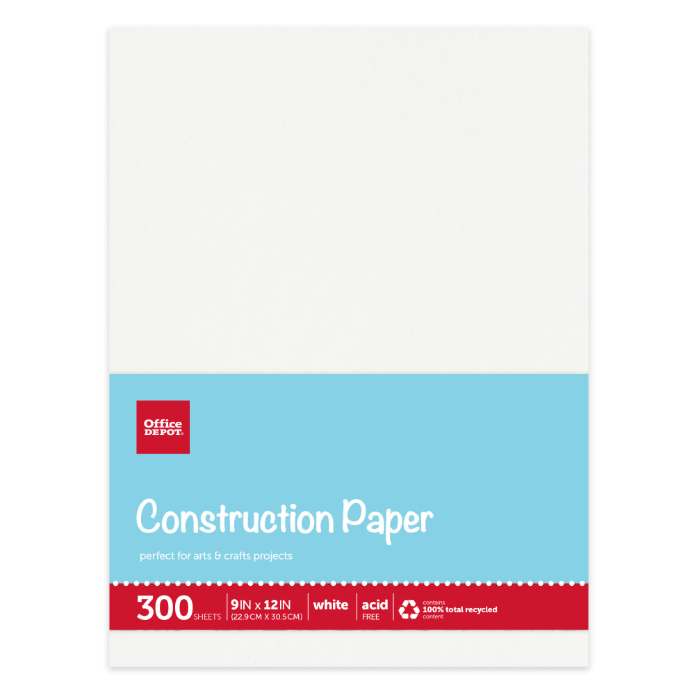 Office Depot® Brand Construction Paper, 9" x 12",