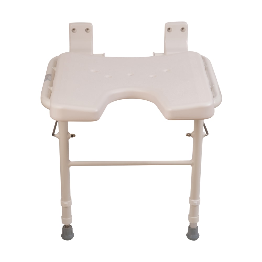HealthSmart® Wall-Mount Fold-Away Shower Seat, 24"H x 16