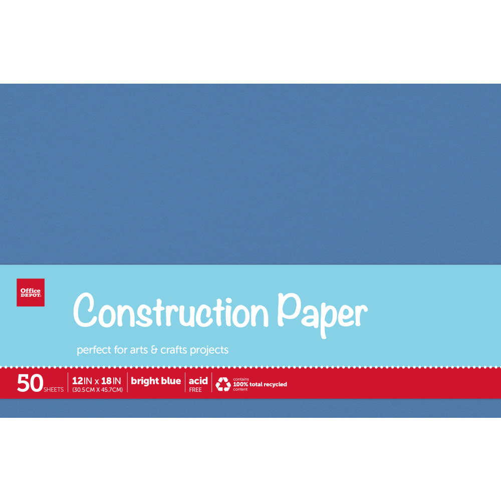 Office Depot® Brand Construction Paper, 12" x 18",