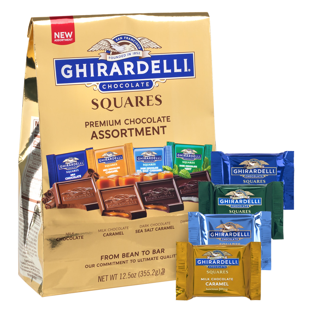 Ghirardelli Premium Chocolate Assorted XL Bag, 12.5 Oz,