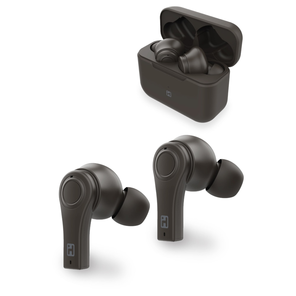iHome IH-214 Truly Wireless Bluetooth In-Ear Earbuds, Black