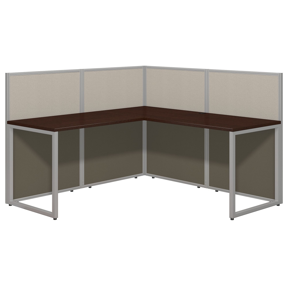 Bush Business Furniture Easy Office 60"W L-Shaped Cubicle