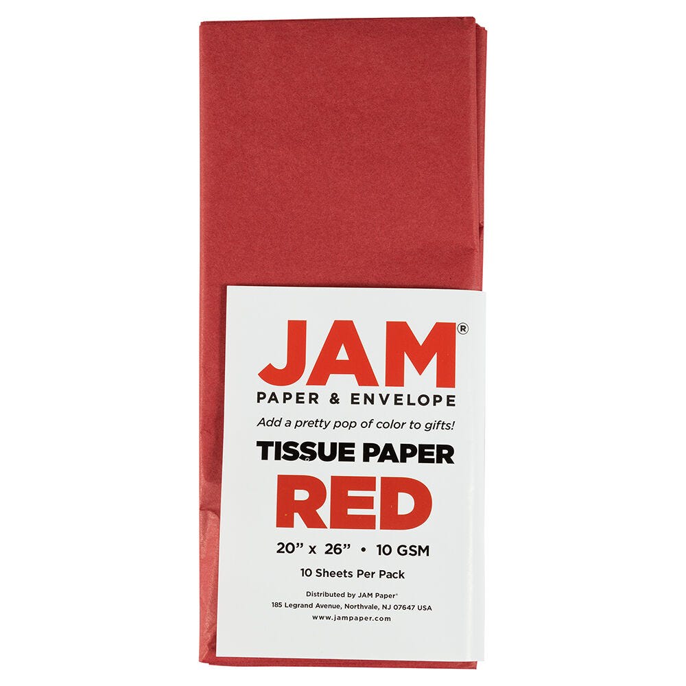 JAM Paper® Tissue Paper, 26"H x 20"W x