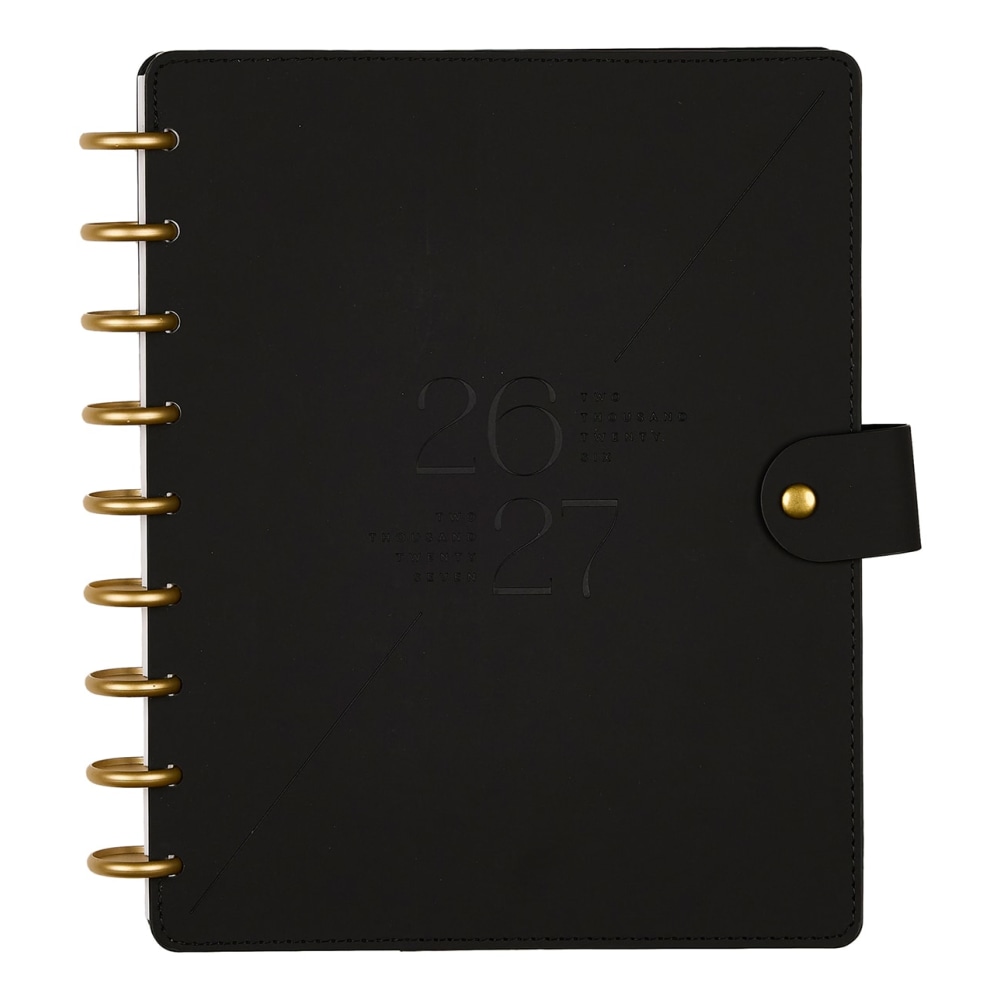 Citrine Monthly/Weekly Classic Disc-Bound Academic Planner,
