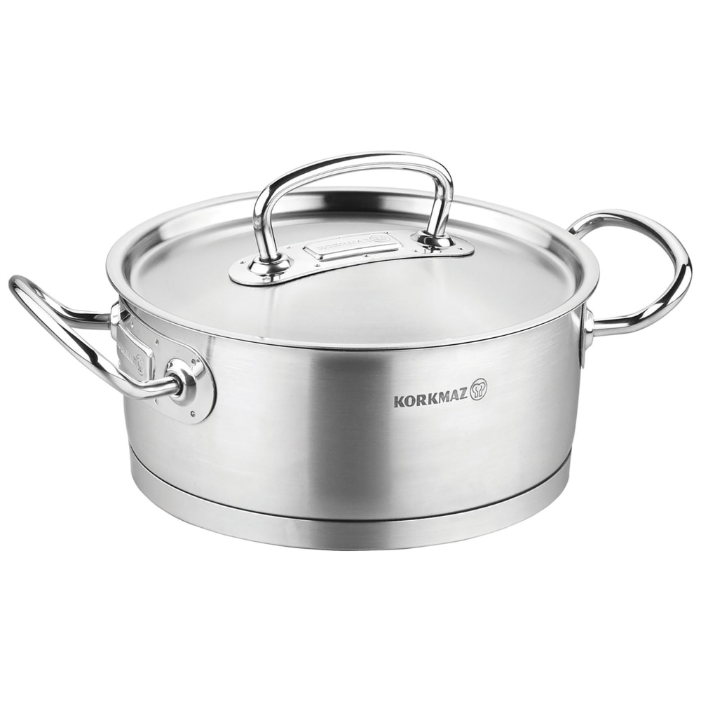 Korkmaz Proline Professional Series Stainless Steel Casserole