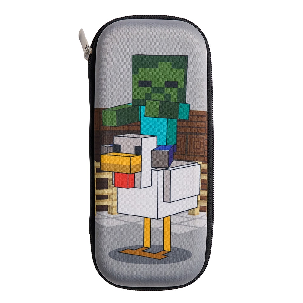 Minecraft Licensed EVA Pencil Case, 4"H x 9"W