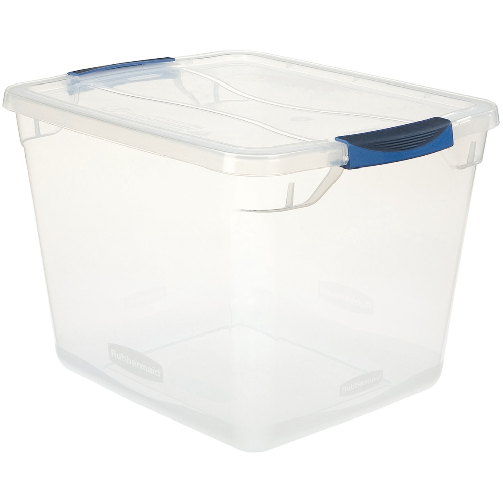 Rubbermaid® Cleverstore Storage Tote With Latching Lid, 30