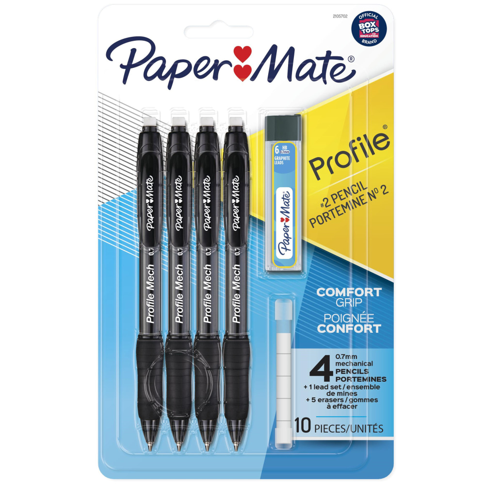 Paper Mate Profile Mechanical Pencils, 0.7 mm, HB