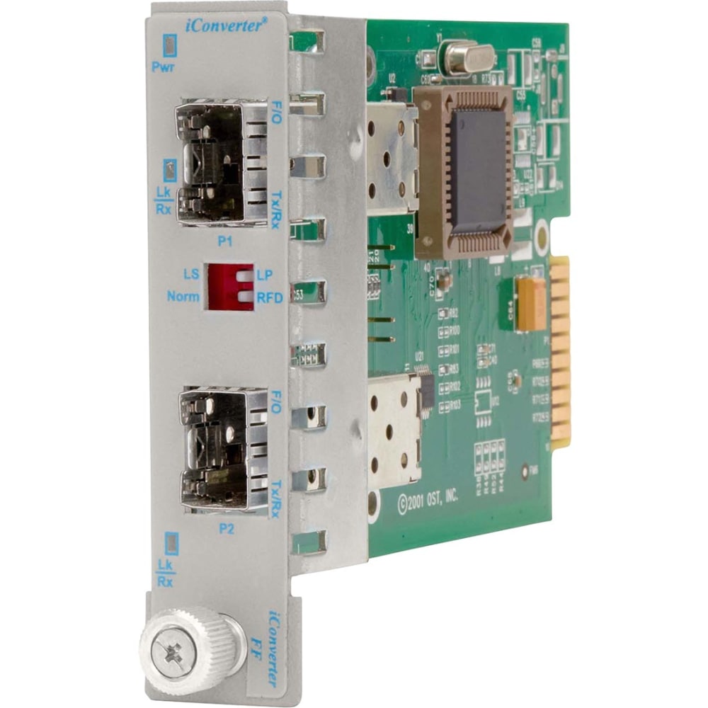 Omnitron Systems iConverter xFF SFP to SFP Protocol-Transparent