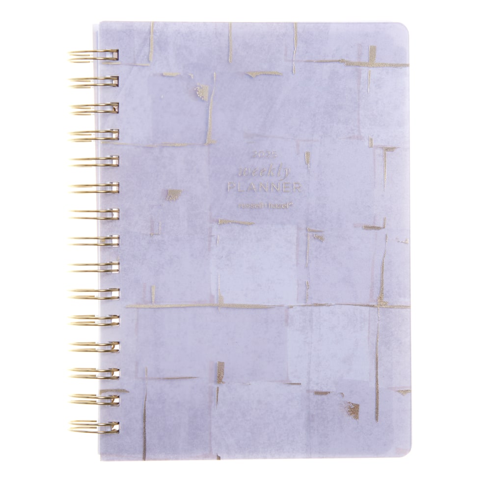 2025 Russell & Hazel Weekly/Monthly Spiral Frosted Planner,