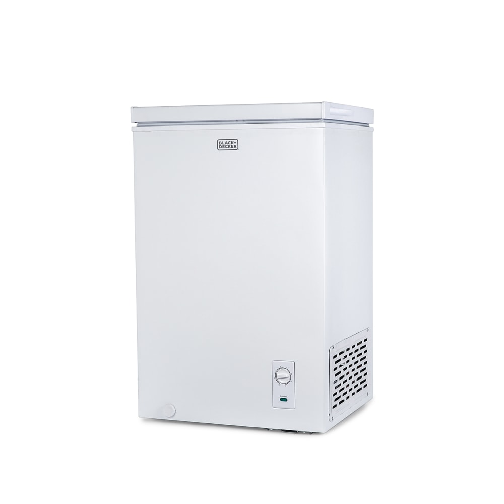 Black+Decker 2.0 Cu. Ft. Compact Chest Freezer, White