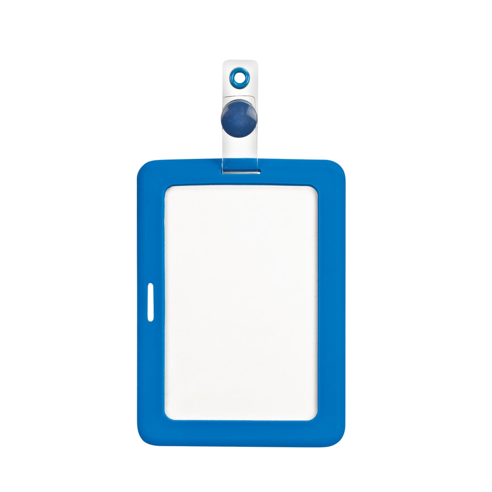 MyID Card Holder, 4" x 2 7/8", Blue