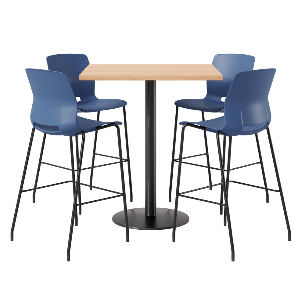 KFI Studios Proof Bistro Square Pedestal Table With
