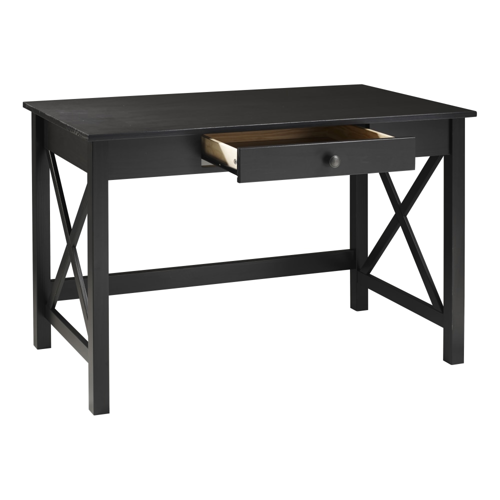 Linon Dallin 46"W Home Office Laptop Computer Desk,