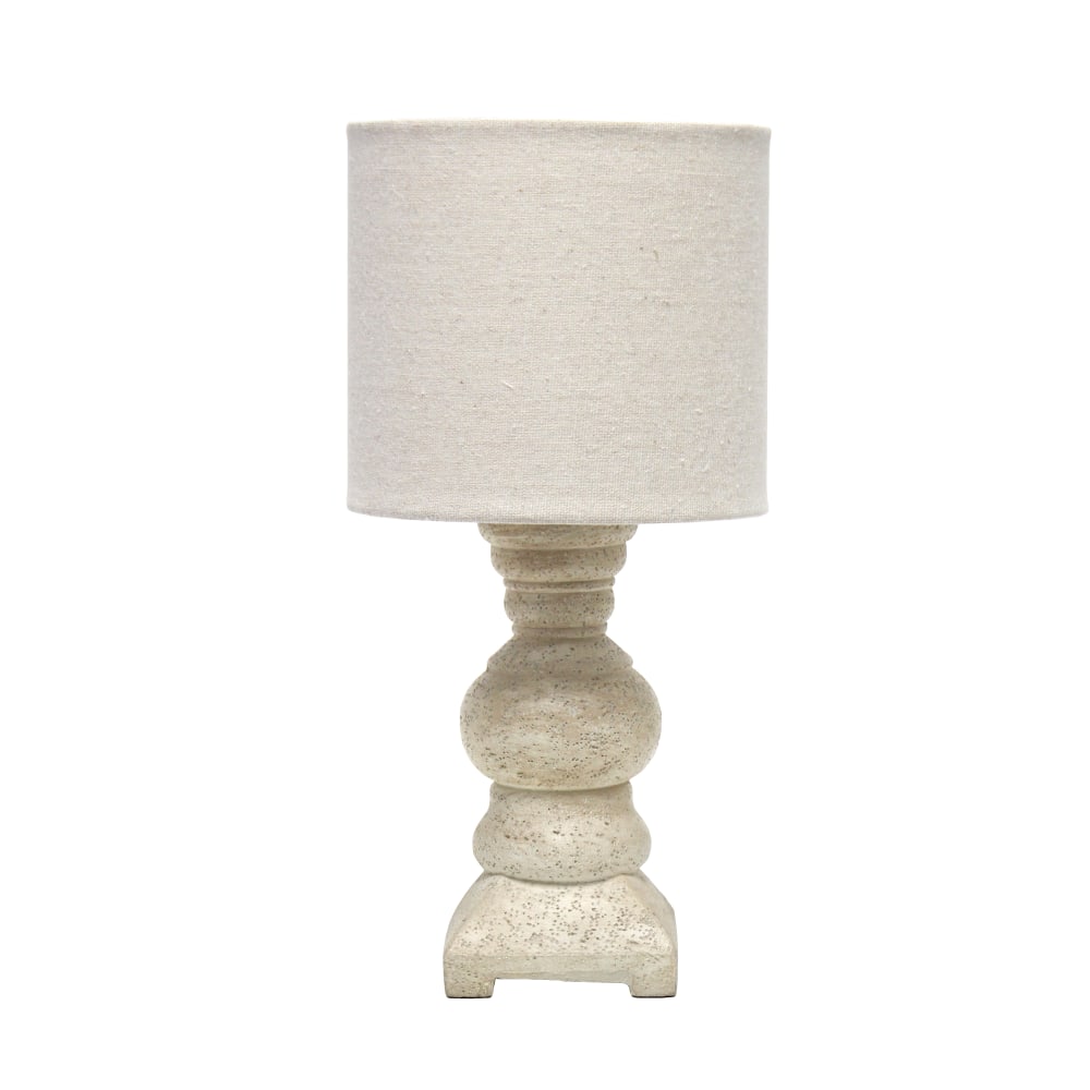 Lalia Home Organix Rustic Resin Base Mini Table