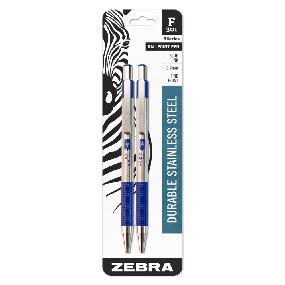 Zebra® Pen BCA F-301 Ballpoint Pens, Fine Point,
