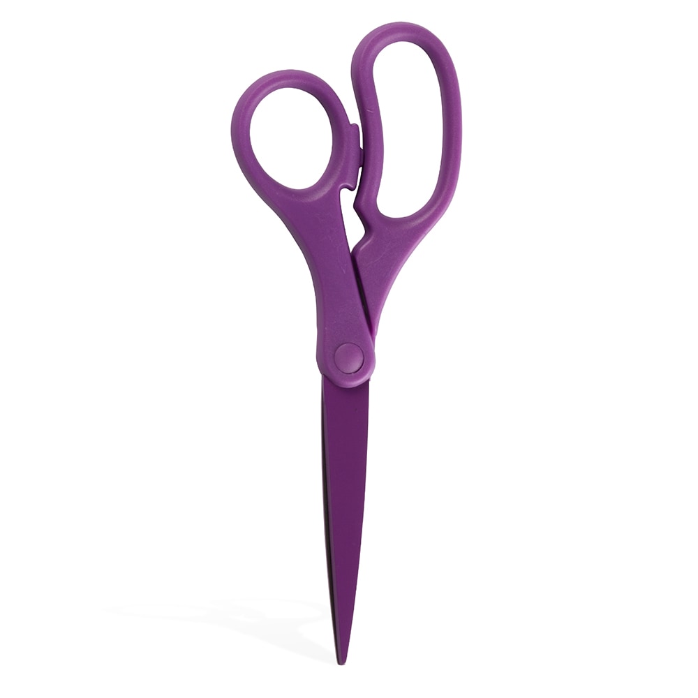 JAM Paper® Precision Scissors, 8", Pointed, Purple