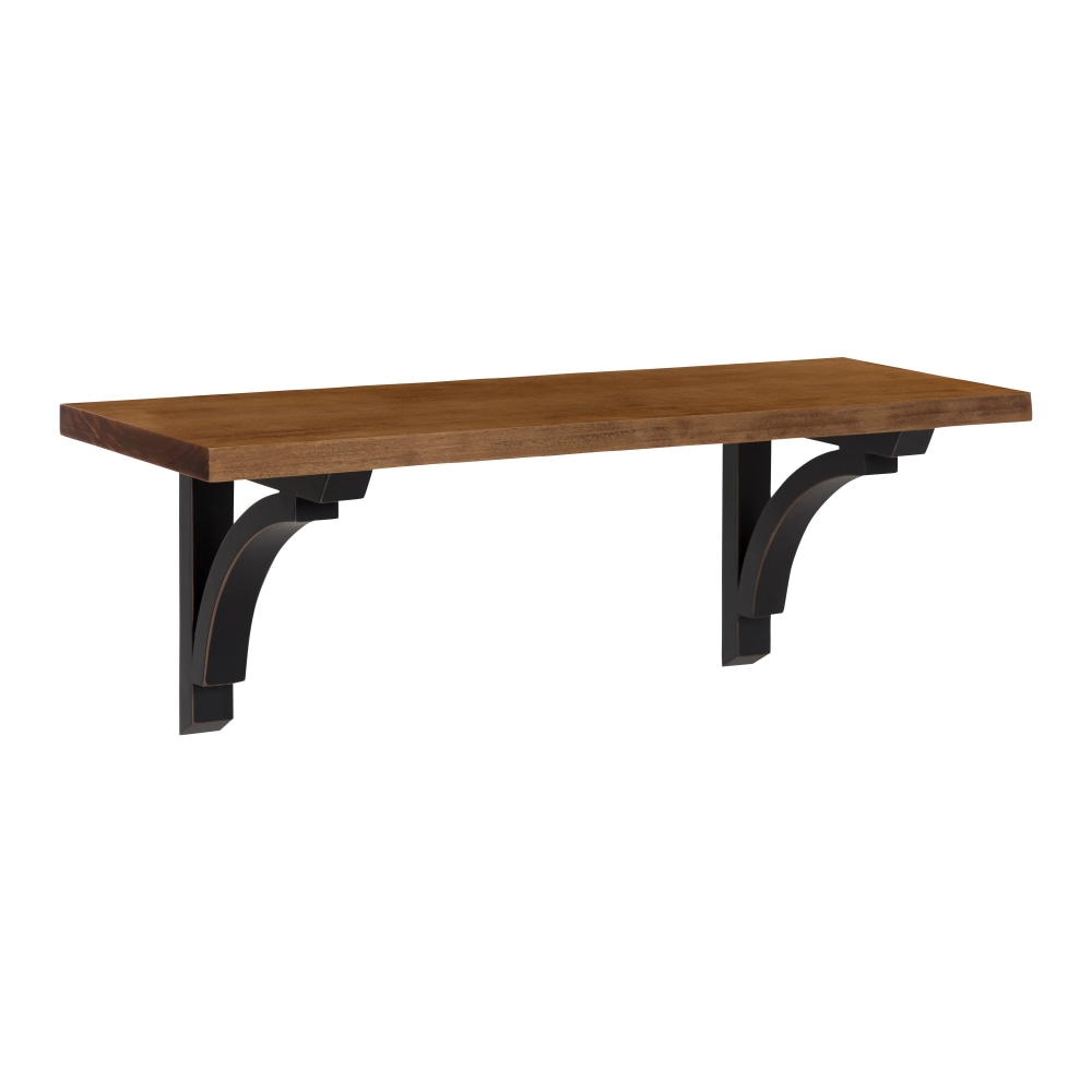 Kate and Laurel Corblynd Traditional Wall Shelf, 8-3/4”H