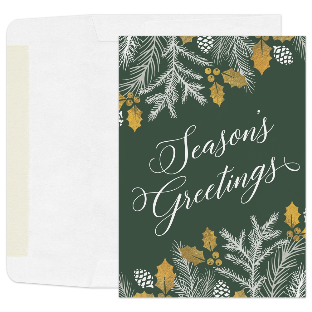 Custom Full-Color Holiday Cards With Envelopes, 5" x
