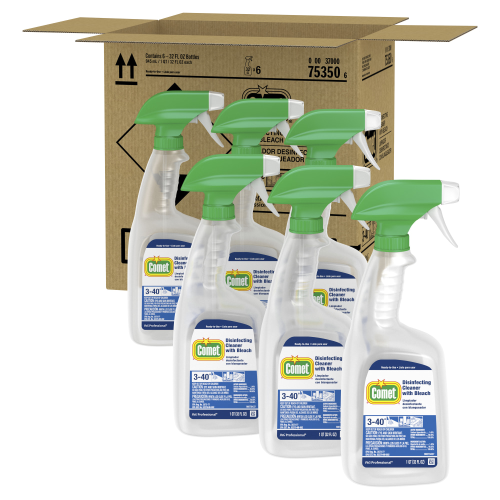 Comet Professional Disinfecting Cleaner With Bleach, 32 Oz